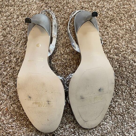 Wild Rose Boho Rhinestone Formal Heels Womens Shoes Size 11 - Picture 4 of 6